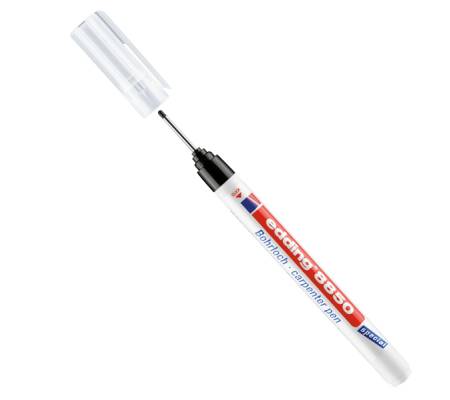 Marcatore Carpenter Pen 8850 - punta lunga e sottile - nero - Edding - E-8850/1 - 4004764880805 - DMwebShop