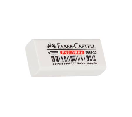Gomma mini in vinile - bianca - per matita - conf. 30 pezzi - Faber Castell - 188730 - 9556089886307 - DMwebShop