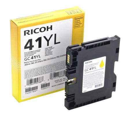 Toner originale - giallo - GC 41YL - 600 pagine - Ricoh - 405768 - 4961311866807 - DMwebShop