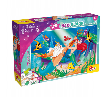 Puzzle df supermaxi 108 little mermaid - Lisciani - 31788 - 8008324031788 - DMwebShop