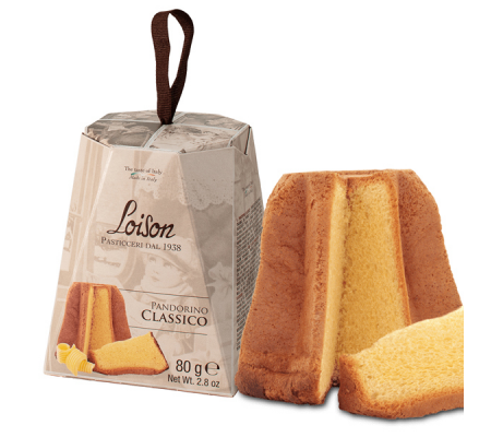 Pandorino Classico Artigianale - Linea Mignon - in astuccio - dolce tradizionale - 80 gr - Loison - 910 - DMwebShop