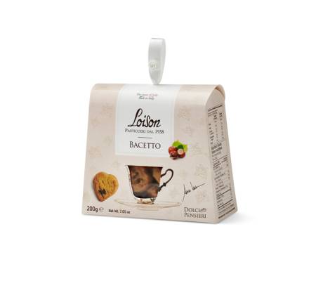 Biscotti al Burro Bacetto - in astuccio - 200 gr - Loison - 1003A - 799729009158 - DMwebShop