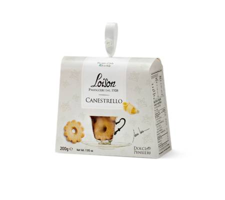 Biscotti al burro Canestrello - in astuccio - 200 gr - Loison - 1000A - 799729006065 - DMwebShop