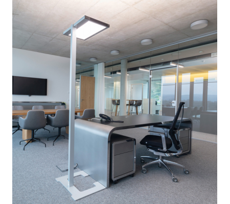 Lampada - da terra - Vitawork 7 ASYM - alluminio - Luctra - 9266-140 - DMwebShop