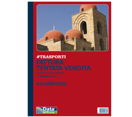 Blocco fattura tentata vendita - A4 - 50 x 2 autoricalcanti - Data Ufficio - DU16085CD20 - DMwebShop