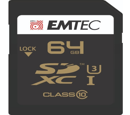 SDXC Speedin Class 10 - 64 Gb - Emtec - ECMSD64GXC10SP - 3126170146427 - DMwebShop