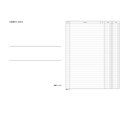 Libro cassa - 31 x 24,5 cm - 100 fogli - Edipro - E2593 - 8023328259303 - DMwebShop