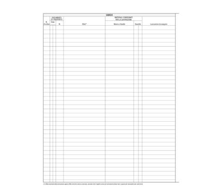 Registro merci in lavorazione - 31 x 24 cm - 47 fogli - Edipro - E2286 - 8023328228606 - DMwebShop