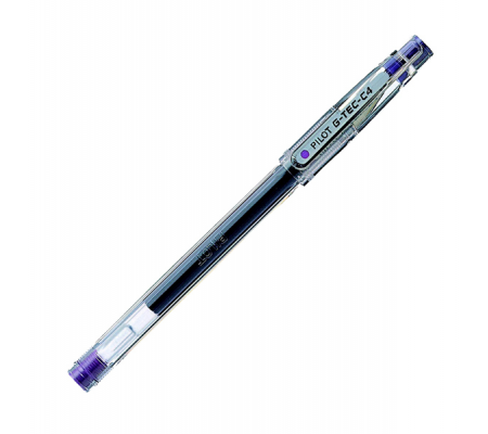 Penna a sfera Gel G Tec C4 - punta 0,4 mm - viola - con cappuccio - Pilot - 011658 - 4902505139369 - DMwebShop