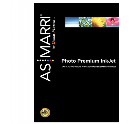 Carta fotografica - per inkjet - A6 - 210 gr - 20 fogli - effetto extra lucido - bianco - As Marri - 8869 - 8023927088694 - DMwebShop
