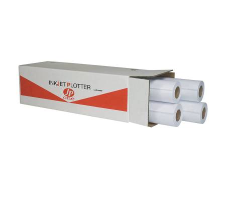 Carta JP One P.80M - per plotter inkjet - 914 mm x 50 mt - 80 gr - opaca - bianco - conf. 4 pezzi - As Marri - 8746 - 8023927087468 - DMwebShop
