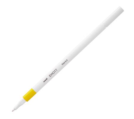 Fineliner Emott - tratto 0,4 mm - giallo - conf. 10 pezzi - Uni Mitsubishi - M PEM-SY G - 4902778241097 - DMwebShop