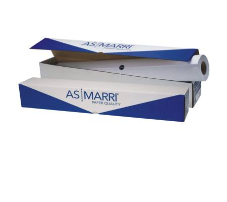 Carta J.80S - per plotter inkjet - 610 mm x 50 mt - 80 gr - bianco opaco - As Marri - 8657 - 8023927086577 - DMwebShop
