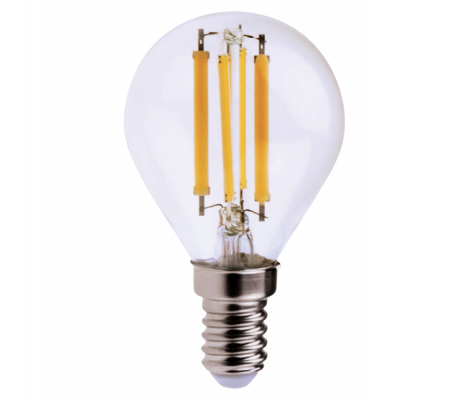 Lampada - LED - minisfera - 6 W - E14 - 3000 K - luce bianca calda - Mkc - 499048550 - 8006012368376 - DMwebShop