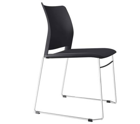 Seduta attesa Alpha - nero - conf. 2 pezzi - Unisit - APS/NE - 8053470179549 - DMwebShop