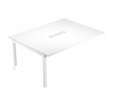 Allungo tavolo riunione Woody - 160 x 120 x 72,5 cm - piano bianco - Artexport - W-SOL-TR-S-3-AM - DMwebShop