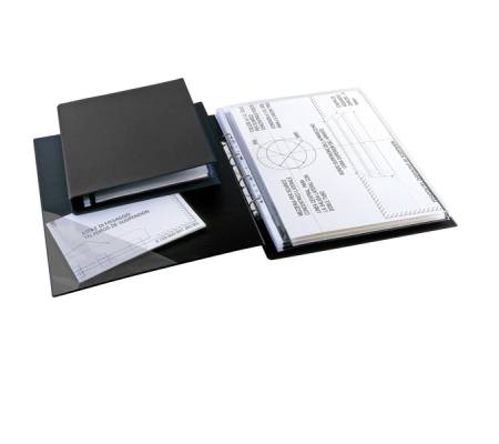 Raccoglitore Sanremo 2000 - 4 anelli a D - diametro 40 mm - A3 - 30 x 42 cm - libro - nero - Sei Rota - 34508610 - 8004972030135 - DMwebShop