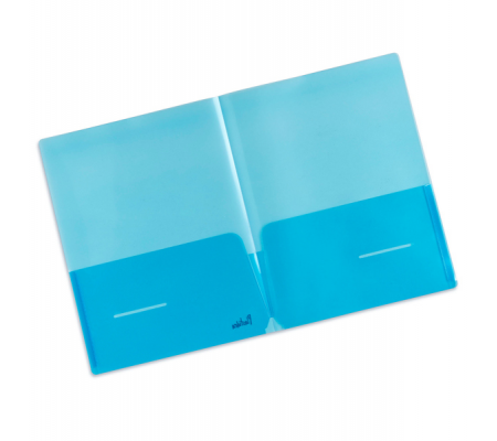 Cartellina doppia tasca Plastidea - PP - blu - conf. 5 pezzi - Iternet - 7010BL - DMwebShop