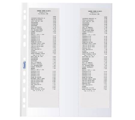 Buste forate per 4 scontrini fiscali - 25,2 x 30,7 cm - conf. 10 pezzi - Favorit - 400141970 - 8006779038611 - DMwebShop