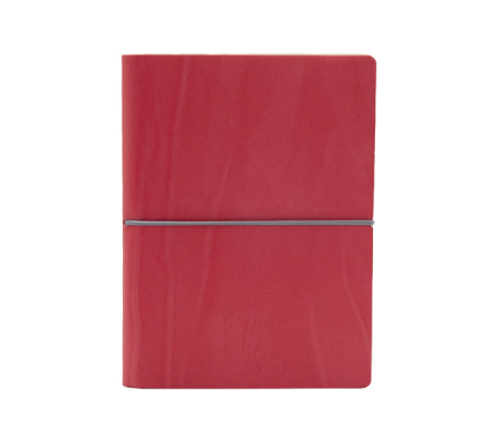 Taccuino Evo Ciak - 15 x 21 cm - fogli a righe - copertina rosso corallo - InTempo - 8185CKC29 - DMwebShop