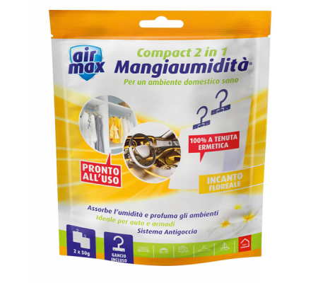 Mangiaumidita' appendibile compact 2 in 1 - incanto floreale - 50 gr - Air Max - D0247 - 6311587 - 8023779002473 - DMwebShop