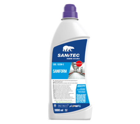 Detergente profumato Saniform - per superfici dure - 1000 ml - Sanitec - 1520N-S - 8032680390289 - DMwebShop