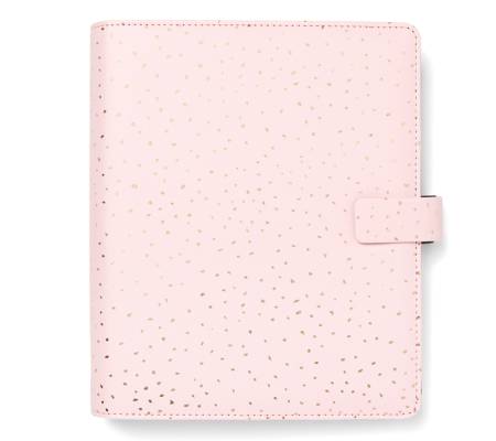 Organiser Confetti - f.to A5 - 233 x 217 x 46 mm - con cinturino - rosa - Filofax - 22-028736 - 5059145473953 - DMwebShop