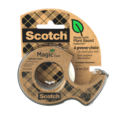Natro adesivo Magic 900 - green - in chiocciola - 19 mm x 20 mt - Scotch - 7100082821 - 051141982458 - DMwebShop