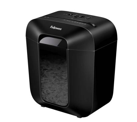 Distruggidocumenti LX-25 - a frammenti - nero - Fellowes - 4170501 - 43859769018 - DMwebShop