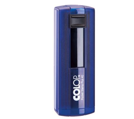 Timbro Pocket Stamp Plus 40 - autoinchiostrante - 23 x 59 mm - 6 righe - blu indingo - Colop - PSP40IN - 9004362508359 - DMwebShop