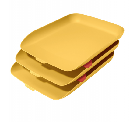 Kit tripla vaschetta portacorrispondenza Cosy - giallo - Leitz - 53582019 - 4002432126255 - DMwebShop