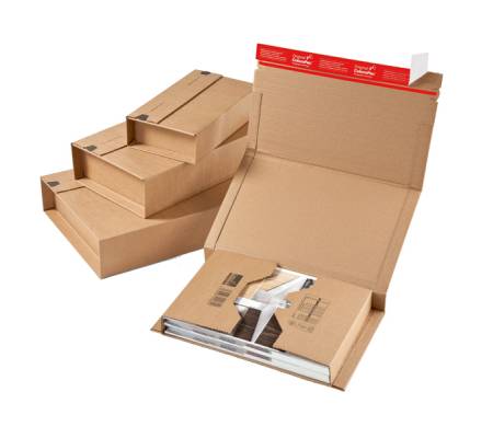Scatola postale CP 020 - fustellata - 380 x 290 x 80 mm - conf. 20 pezzi - Colompac - CP020.17 - 4033657201700 - DMwebShop