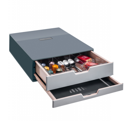 Set Coffee Point Box S - 280 x 95 x 356 mm - organizer da cassetto incluso - Durable - 3383-58 - 4005546983882 - DMwebShop
