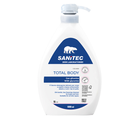 Sapone Total Body - con glicerina - 1 lt - Sanitec - 6030 - 8050999570062 - DMwebShop