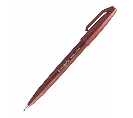 Pennarello Brush Sign Pen - marrone - Pentel - SES15C-E - 4902506287090 - DMwebShop