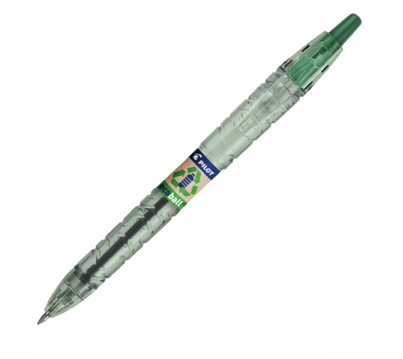 Penna a sfera scatto B2P Ecoball - punta 1 mm - verde - Pilot - 040179 - 4902505621611 - DMwebShop