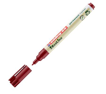 Marcatore permanente 25 Ecoline - punta tonda - 1 mm - rosso - conf. 10 pezzi - Edding - 4-25002 - 4004764971596 - DMwebShop