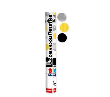 Sparacoriandoli Cannon - colori assortiti - metal - 8 mt - conf. 12 pezzi - Big Party - 50200. - 8020834502008 - DMwebShop