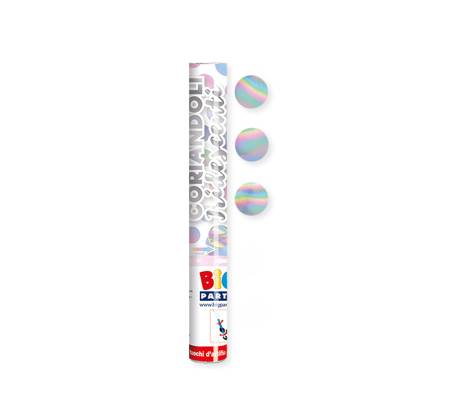 Sparacoriandoli Cannon - colori assortiti - metal iridescente - 8 mt - conf. 12 pezzi - Big Party - 50267. - 8020834502671 - DMwebShop