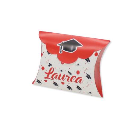Scatolina portaconfetti Laurea carta - 10 x 8 x 3 cm - conf.25 pezzi - Big Party - 81680 - 8020834816808 - DMwebShop