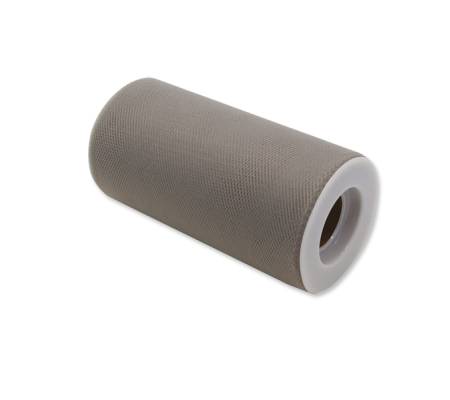 Tulle in rotolo - 12,5 cm x 25 mt - argento opaco - Big Party - 85069 - 8020834850697 - DMwebShop