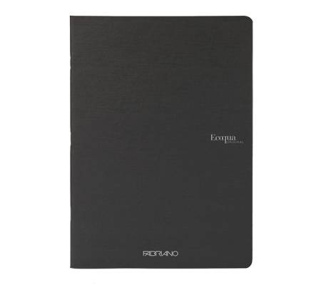 Maxiquaderno EcoQua original PM - A4 - 90 gr - 1 rigo - 40 fogli - nero - conf. 5 pezzi - Fabriano - 19210308 - 8001348214137 - DMwebShop