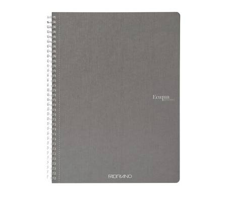 Maxiquaderno EcoQua original - spiralato - A4 - 90 gr - 5 mm - 70 fogli - antracite - conf. 5 pezzi - Fabriano - 19290101 - 8001348215509 - DMwebShop