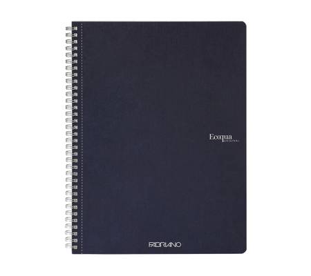 Maxiquaderno EcoQua original - spiralato - A4 - 90 gr - 5 mm - 70 fogli - blu scuro - conf. 5 pezzi - Fabriano - 19290104 - 8001348215530 - DMwebShop
