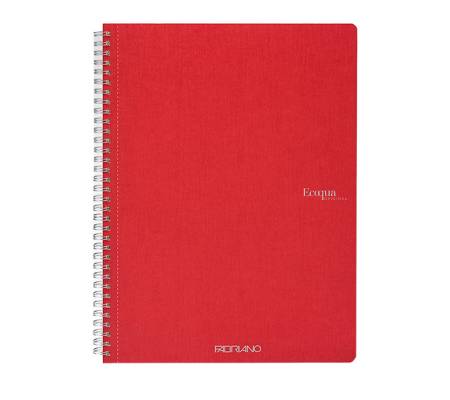 Maxiquaderno EcoQua original - spiralato - A4 - 90 gr - 5 mm - 70 fogli - lampone - conf. 5 pezzi - Fabriano - 19290106 - 8001348215554 - DMwebShop