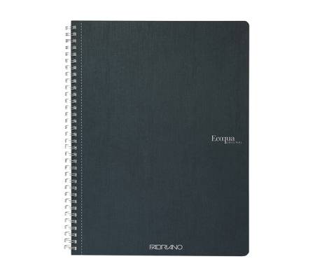 Maxiquaderno EcoQua original - spiralato - A4 - 90 gr - 1 rigo - 70 fogli - verde scuro - conf. 5 pezzi - Fabriano - 19290210 - 8001348215837 - DMwebShop