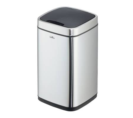 Cestino no touch - con sensore - 24 x 24 x 43 cm - 12 lt - argento metallizzato - Durable - 3421-23 - 4005546728339 - DMwebShop