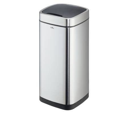 Cestino no touch - con sensore - 30,5 x 30,5 x 69 cm - 35 lt - argento metallizzato - Durable - 3423-23 - 4005546728353 - DMwebShop