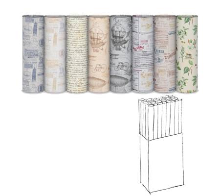 Carta regalo Eco Retro' - 70 x 100 cm - 65 gr - 100 fogli - Rex Sadoch - EC400RO1 - 8006715078015 - DMwebShop