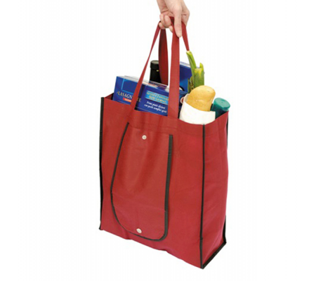 Borsa Pocket Bag - per la spesa - TNT - 37 x 33 x 12 cm - rosso - Berni Group - 46 rosso - 8032956181368 - DMwebShop